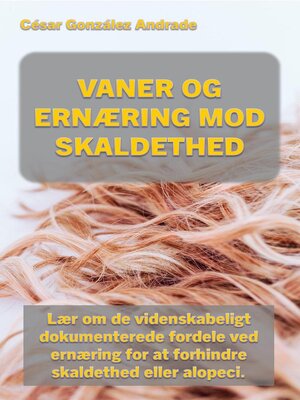 cover image of Vaner Og Ernæring Mod Skaldethed